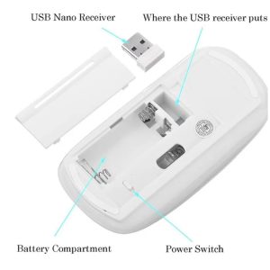 Weibo WB-8066 Wireless Combo Keyboard & Mouse Set - Image 5