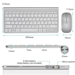 Weibo WB-8066 Wireless Combo Keyboard & Mouse Set - Image 6