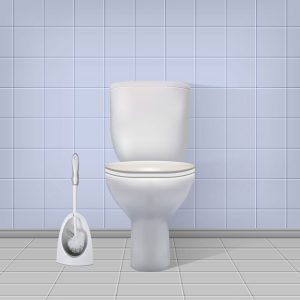 Toilet Set Brush With (hook Up+ Toilet Brush) - Image 2