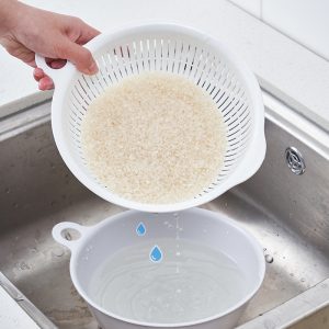 2 in 1 Kitchen Colander Set with Bowl Strainer - Image 3