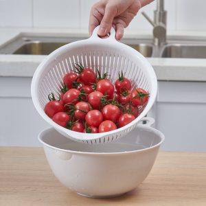 2 in 1 Kitchen Colander Set with Bowl Strainer - Image 4