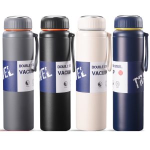 1000ml Thermos Bottles Stainless Steel Leak-Proof Hot Water Bottle for Hot and Cold Drinks - Image 1