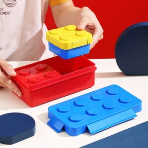 Brick Design Stackable Lunch Box Container - Image 1