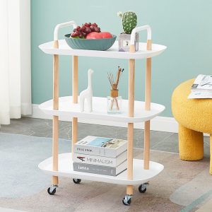 Movable Trolleys 3 Tier Rolling Cart Holds up to 30kg - Image 4