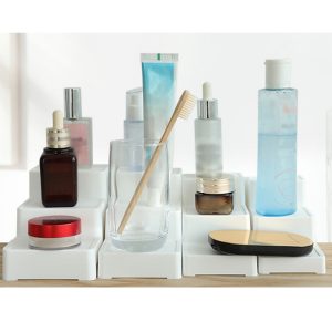 4-Pieces Cabinet Storage Rack 3-Tiers - Image 9