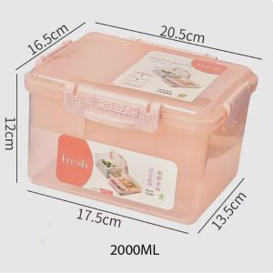 Lunch Box with Compartments 2000ml - Image 5