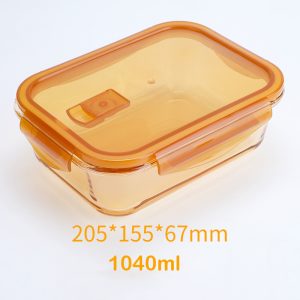 3-Pieces Rectangular Glass Food Storage Containers 370/640/1040ml - Image 8