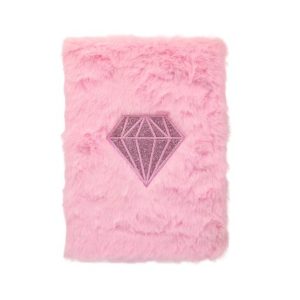 Notebook with Lined Notepad A5 Plush Cover Cuteness 80 Sheets - Image 8