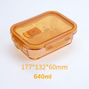 3-Pieces Rectangular Glass Food Storage Containers 370/640/1040ml - Image 9