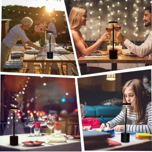 Rechargeable Touch Metal LED Table Lamp - Image 4