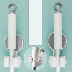 J&S Home, Broom and Mop Holder Wall Mounted, JS185375 - Image 3
