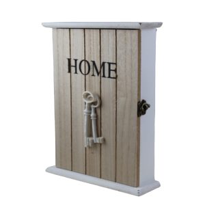 Vintage Home Wooden Wall Hanging Key Box - Image 6