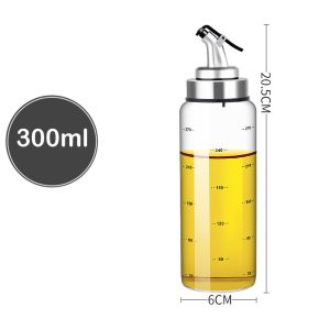 Glass Oil & Vinegar Dispenser Bottle 300ml - Image 4