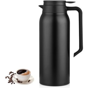 Coffee Thermos Carafe, 1500ml Stainless Steel Double-Walled Thermal - Image 2