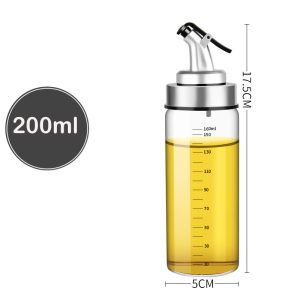 Glass Oil & Vinegar Dispenser Bottle 200ml - Image 4
