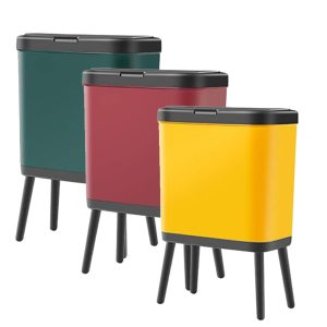15 Litres Dustbin with Press Top Lid - Image 4