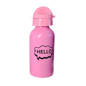 Hello Water Bottle Aluminum Screw With Lid 500ml - Image 6