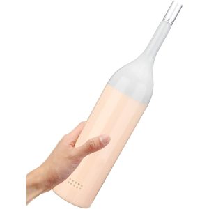 Creative Wine Bottle Shape Toilet Cleaning Brush With Base - Image 4