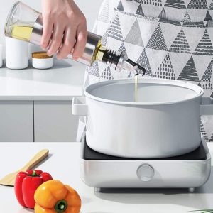Heavy-duty Oil & Vinegar Glass with Stainless Steel Bottle - Image 6