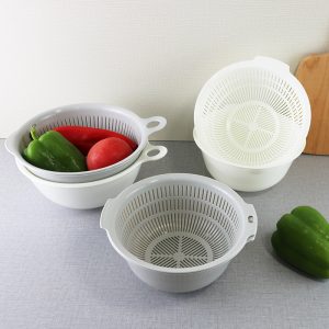 2 in 1 Kitchen Colander Set with Bowl Strainer - Image 5