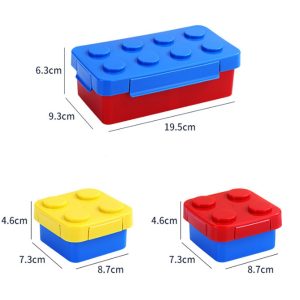 Brick Design Stackable Lunch Box Container - Image 4