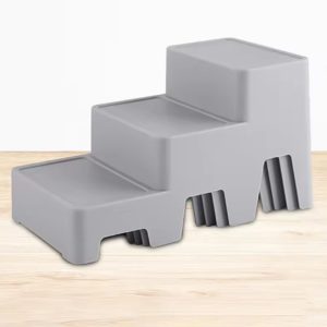 4-Pieces Cabinet Storage Rack 3-Tiers - Image 5
