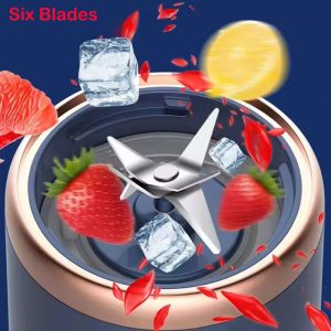 USB Rechargeable Portable Fresh Juice Blender 1800Ah - Image 8