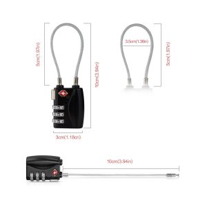 TSA Cable Lock For Luggage & Locker - Image 4