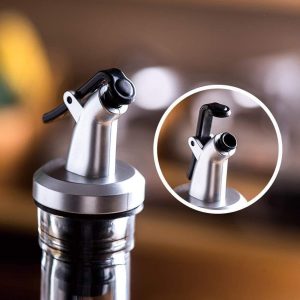 Heavy-duty Oil & Vinegar Glass with Stainless Steel Bottle - Image 4