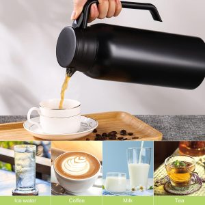 Coffee Thermos Carafe, 1500ml Stainless Steel Double-Walled Thermal - Image 5