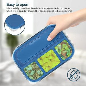Bento Lunch Box with Compartments, 1300ml - Image 7