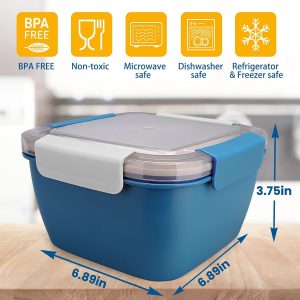 Bento Lunch Box 1200ml ,3-Compartment - Image 4