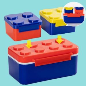 Brick Design Stackable Lunch Box Container - Image 5