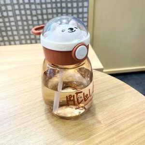 Hello School Water Bottle with Straw & Strip 800ml - Image 4