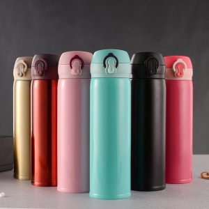 500 Ml Insulated Water Bottle, Stainless Steel Thermos Coffee Travel Mug - Image 1