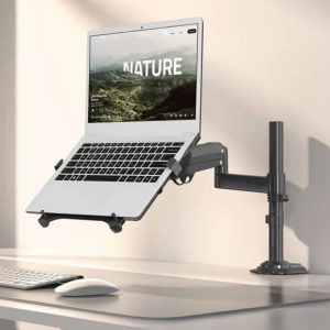 NB 2-in-1 Single desk arm mount for laptop 10”-17” or 22”-35”monitor H100-FP - Image 3
