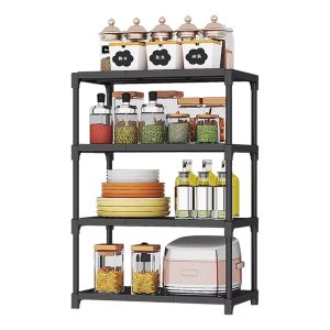 Kitchen & Bathroom Organizer Shelves 4 Levels - Image 1