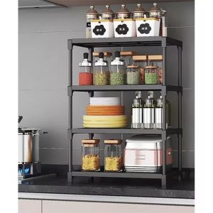 Kitchen & Bathroom Organizer Shelves 4 Levels - Image 3