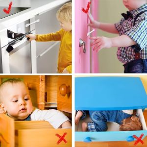 Momecare, Child Cabinet Straps Locks 2-Pcs, M031 - Image 4