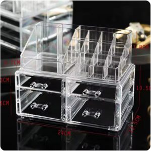 Acrylic Cosmetic Organizer, 4 Drawers #11054-2 - Image 4