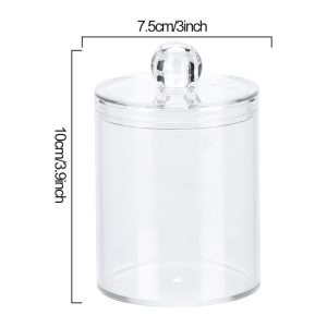 Acrylic Cosmetic Organizer, Cotton Buds Round #2293 - Image 5