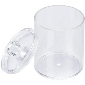 Acrylic Cosmetic Organizer, Cotton Buds Round #2293 - Image 6