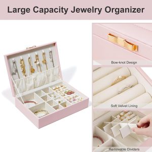 Premium PU Leather Jewelry Box Organizer - Image 8
