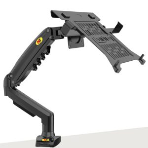 NB 2-in-1 Single desk arm mount for laptop 10″-17″ or 17″ – 30″ monitor S380 - Image 9
