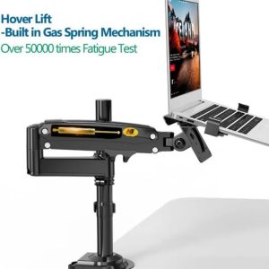 NB 2-in-1 Single desk arm mount for laptop 10”-17” or 22”-35”monitor H100-FP - Image 6
