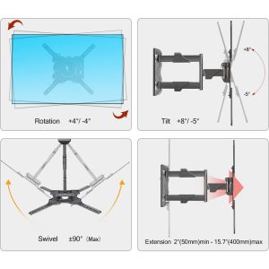 NB TV Wall Mount for 32-55″ Flat Screen TV’s P4 - Image 5