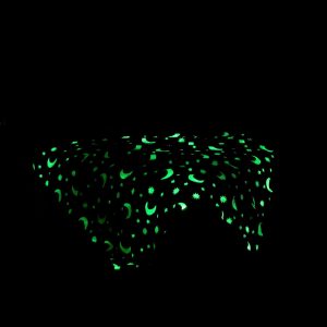 Star Moon Glow in The Dark Blanket for Kids - Pink 150cm x 200cm - Image 7