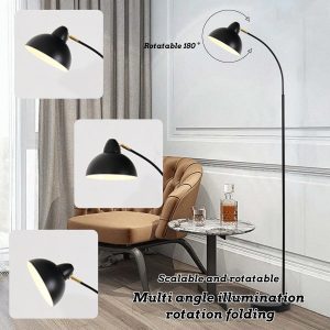 Metal Black Led Floor Lamp - Image 2