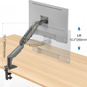NB 2-in-1 Single desk arm mount for laptop 10″-17″ or 17″ – 30″ monitor S380 - Image 8