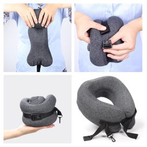 Flying Bear Travel Pillow Memory Foam Neck Pillow - Image 7